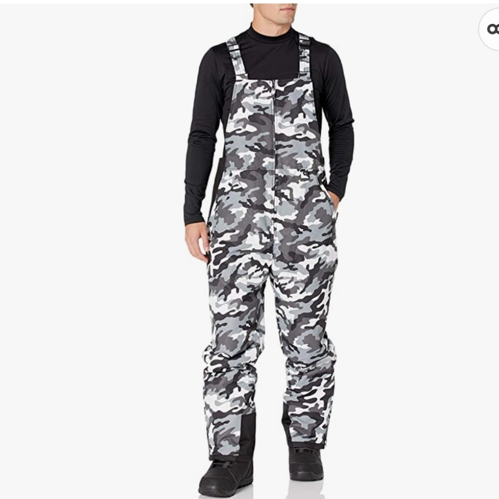 NWOT Artix Men Insulated Overalls Bib Camouflage size 3x